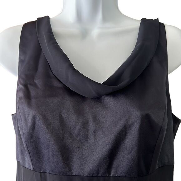 🔥 SALE 🔥 NEW Vintage Adrianna Papell Evenings Navy Blue Sleeveless Long Dress 10 - Picture 6 of 15